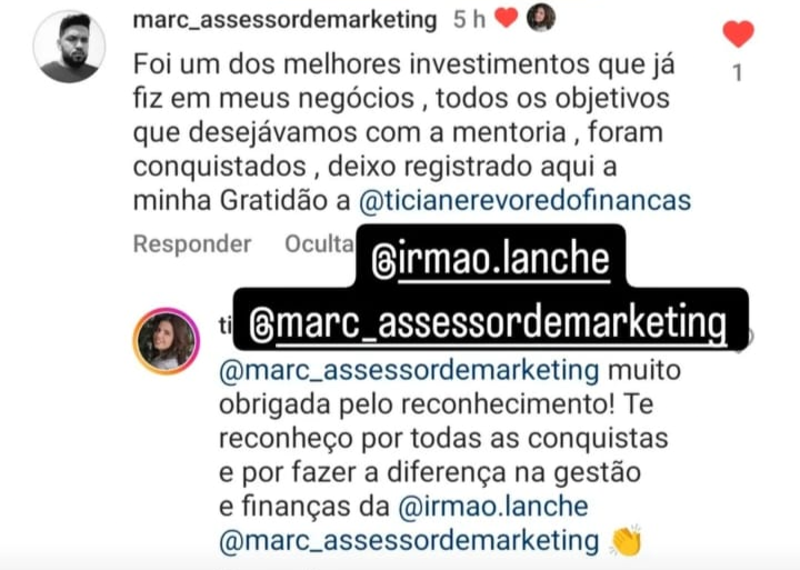Depoimento WhatsApp