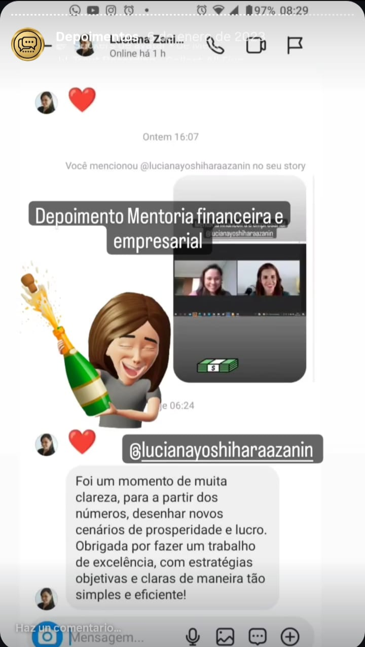 Depoimento WhatsApp